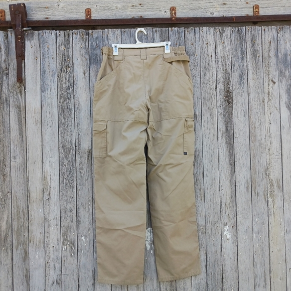 5.11‎ Tactical Taclite Pro Ripstop Cargo Pants Mens 38x36 Khaki Workwear - Picture 4 of 6